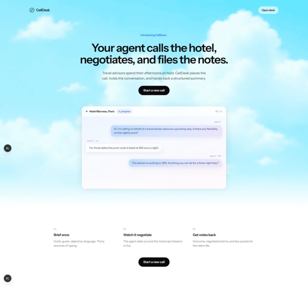 CallDesk – screenshot 1