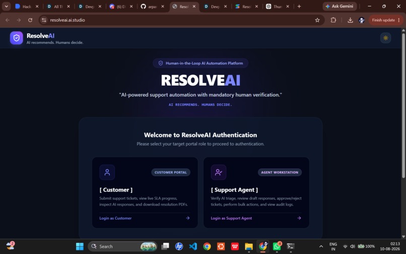 ResolveAI – screenshot 1