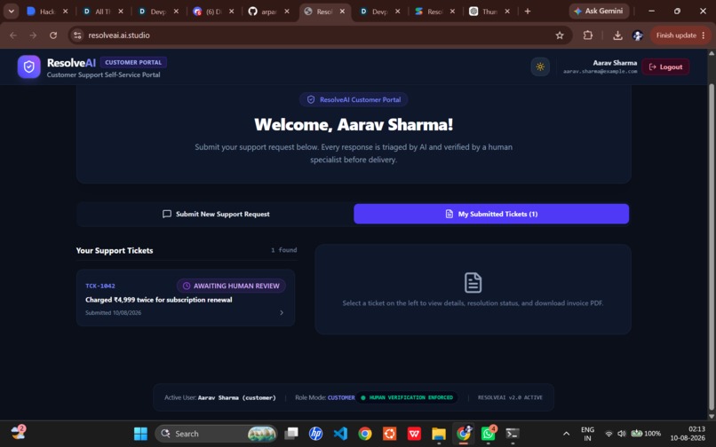 ResolveAI – screenshot 3