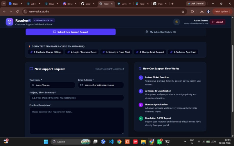 ResolveAI – screenshot 4
