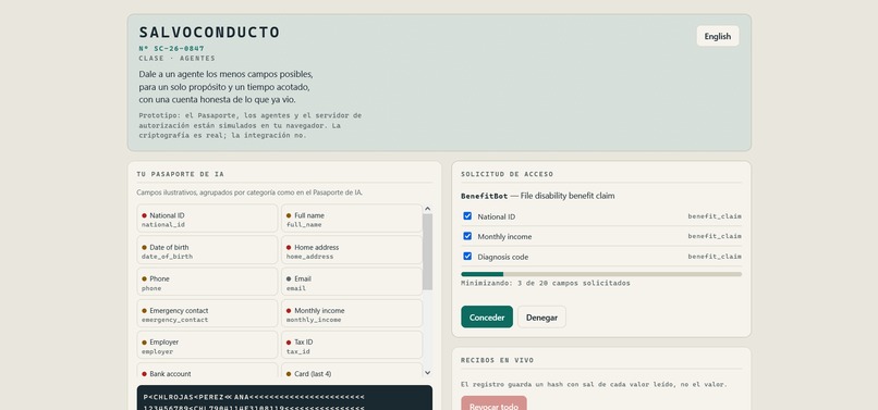 Salvoconducto – screenshot 1