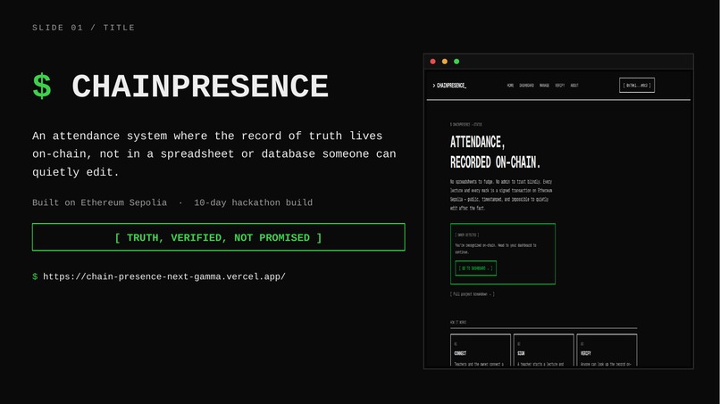 ChainPresence AI – screenshot 2
