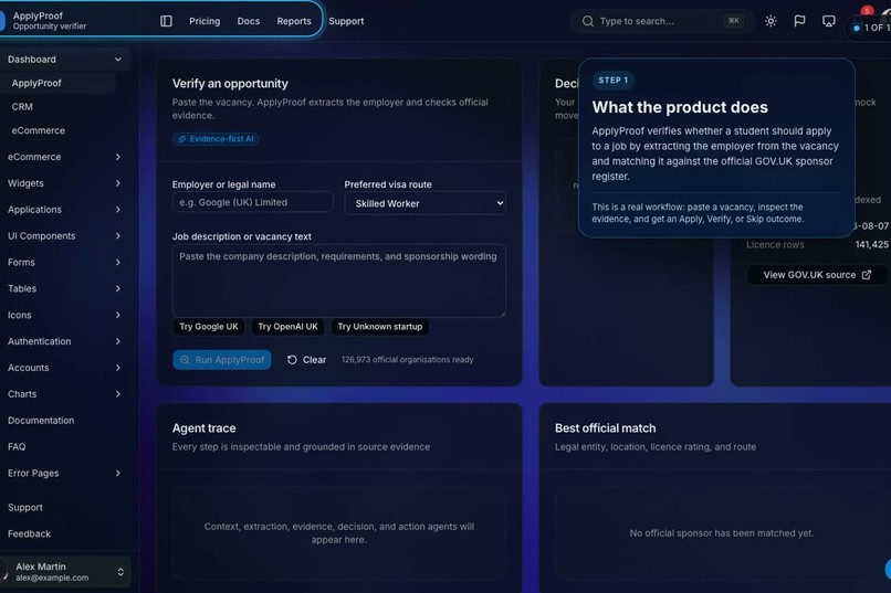ApplyProof – screenshot 2