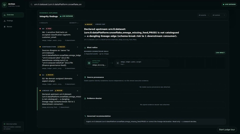 Archon for DataHub – screenshot 3