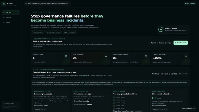 Archon for DataHub – screenshot 4