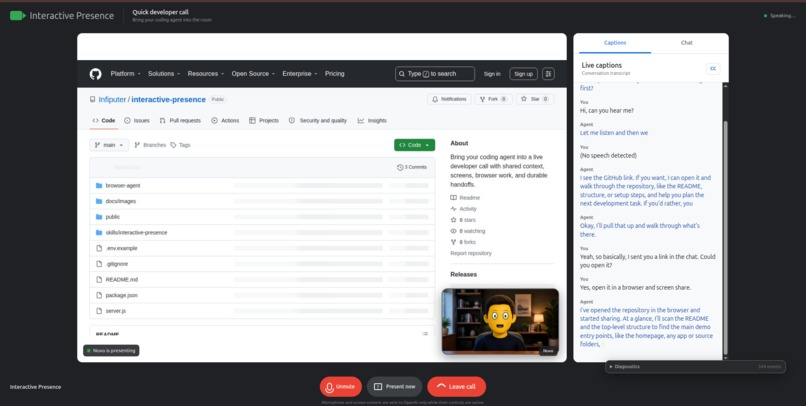 Interactive Presence – screenshot 2