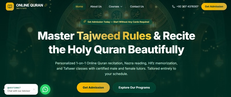 Online Quran Institute – screenshot 1