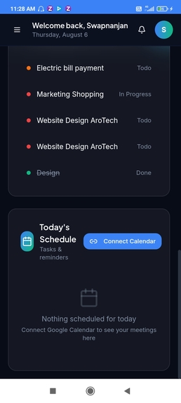 LifeOS AI: Multi-Agent Productivity Engine – screenshot 5