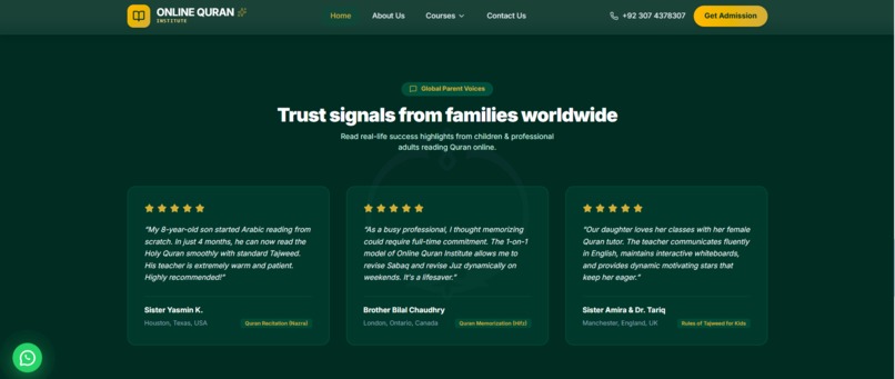 Online Quran Institute – screenshot 2