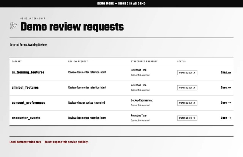 DataHub Compliance Posture (DHCP) – screenshot 6