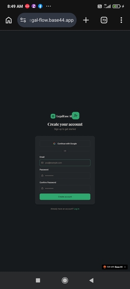 LeagalEase-AI – screenshot 2