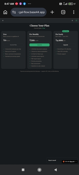 LeagalEase-AI – screenshot 6