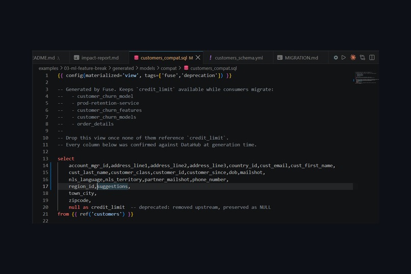 Fuse: the blast-radius agent for DataHub – screenshot 7