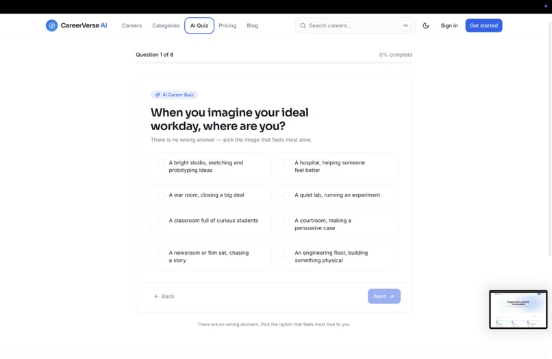 CareerVerse-AI – screenshot 3