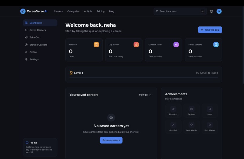 CareerVerse-AI – screenshot 4