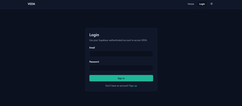 VEDA - Verified Enterprise Decisions & Auditing – screenshot 1
