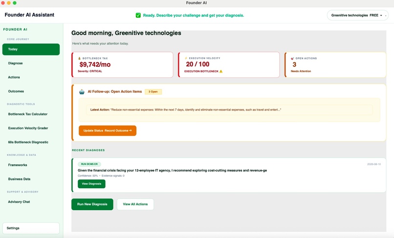 Founder AI Assistant – screenshot 1