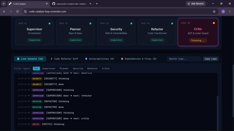 CodeCatalyst – screenshot 5