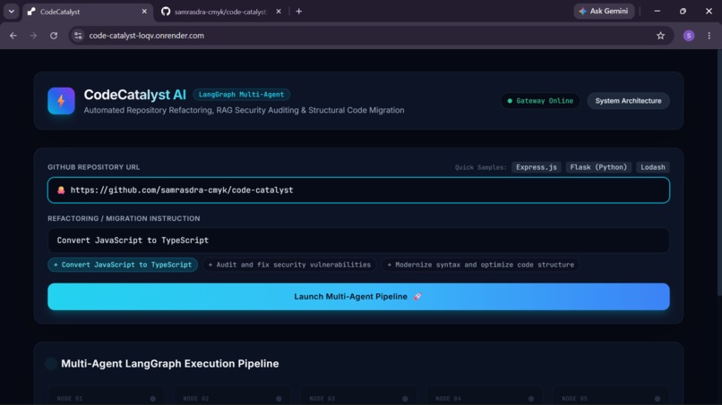 CodeCatalyst – screenshot 9