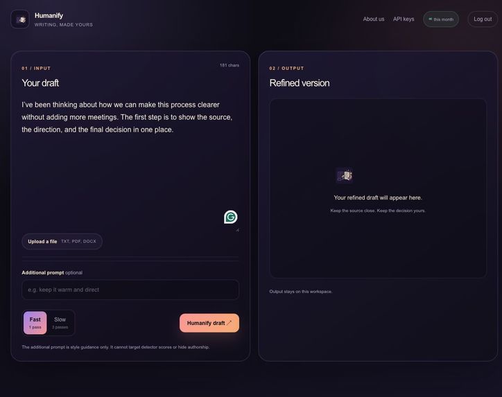 Humanify – screenshot 2