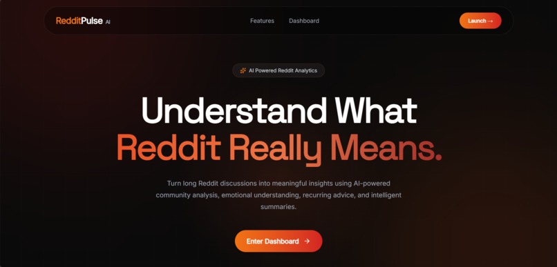 RedditPulse AI – screenshot 1