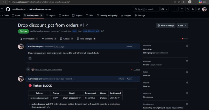 Tether – screenshot 3