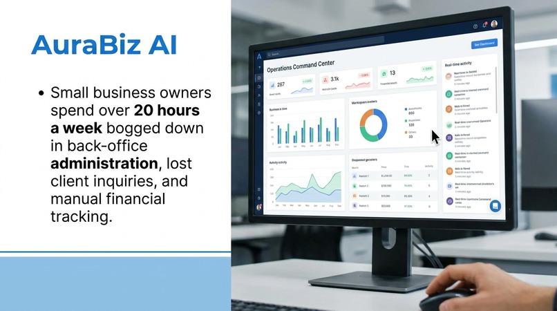 AuraBiz AI - Autonomous Business OS – screenshot 1