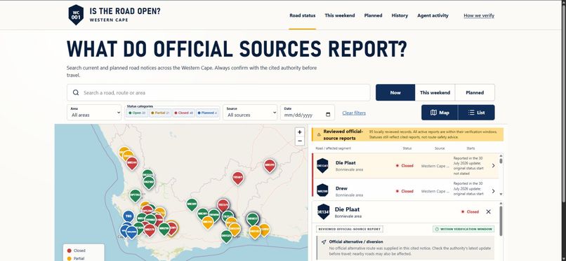 Is The Road Open? — Western Cape – screenshot 3