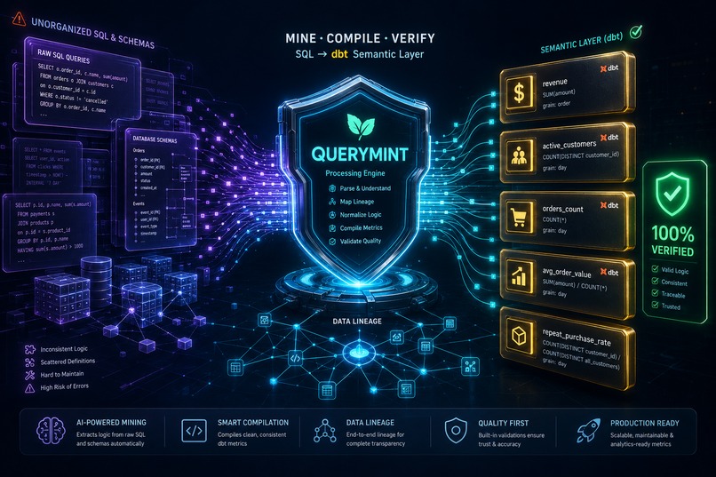 Querymint – screenshot 1
