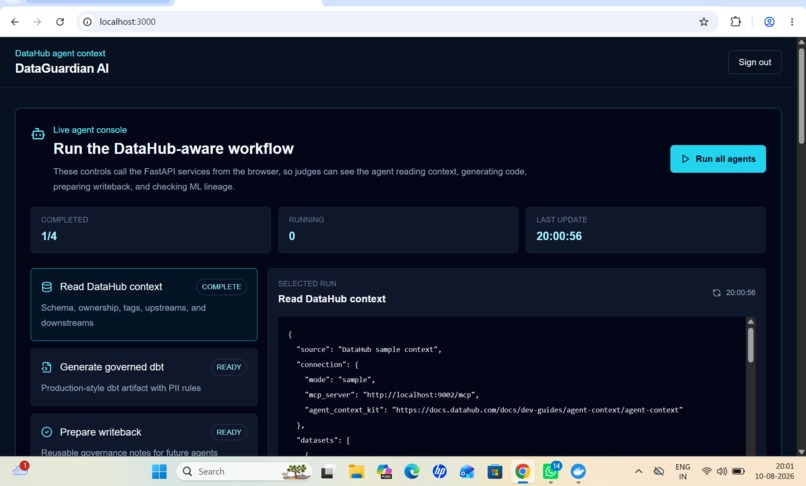 DataGuardian AI – screenshot 1