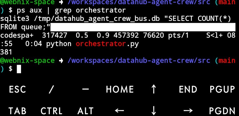 DataHub Agent Crew – screenshot 3