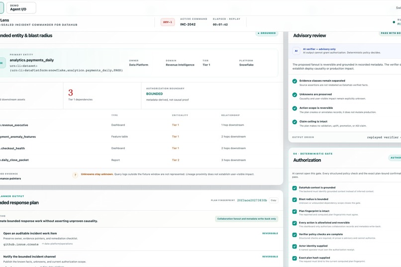 LedgerLens — Policy-Sealed Incident Commander – screenshot 3