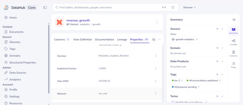 RIFT — git diff for business logic – screenshot 1