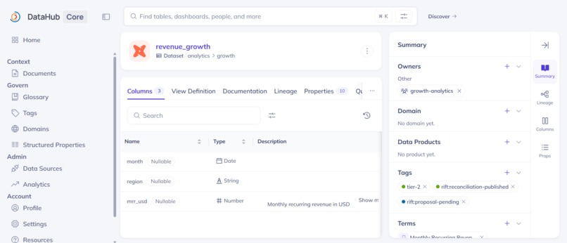 RIFT — git diff for business logic – screenshot 6