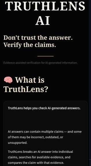 TruthLens AI – screenshot 2