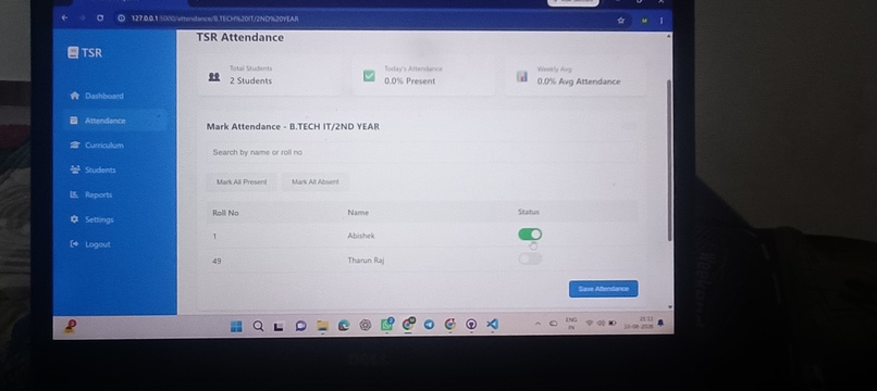 Teacher Student Attendance registration  – screenshot 12