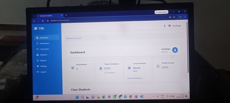 Teacher Student Attendance registration  – screenshot 2
