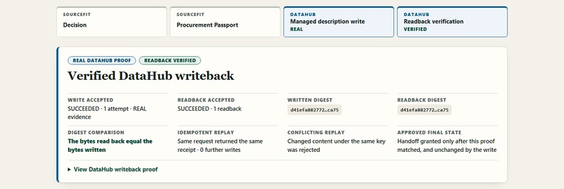 SourceFit – screenshot 1