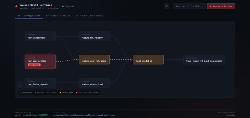 Causal Drift Sentinel – screenshot 2