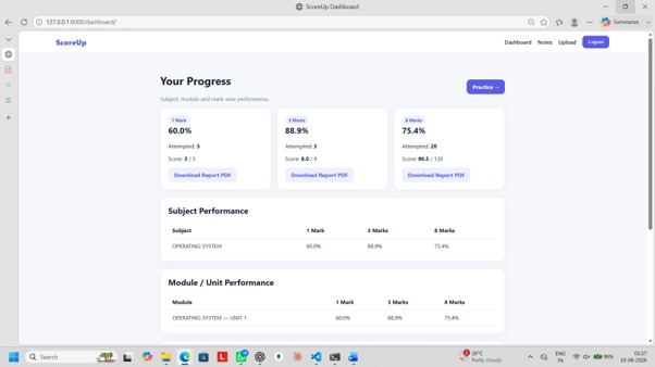 ScoreUp – AI Exam Practice & Evaluation – screenshot 13