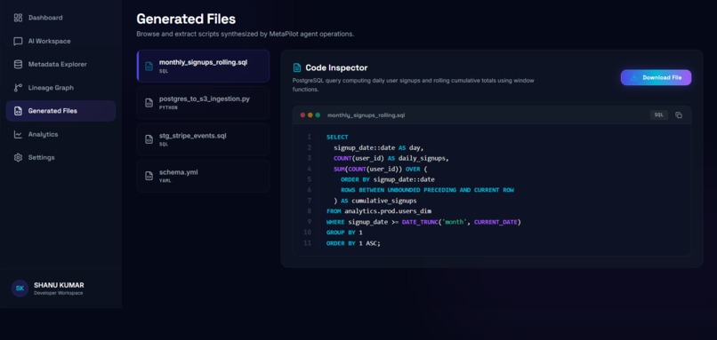 MetaPilot – screenshot 5