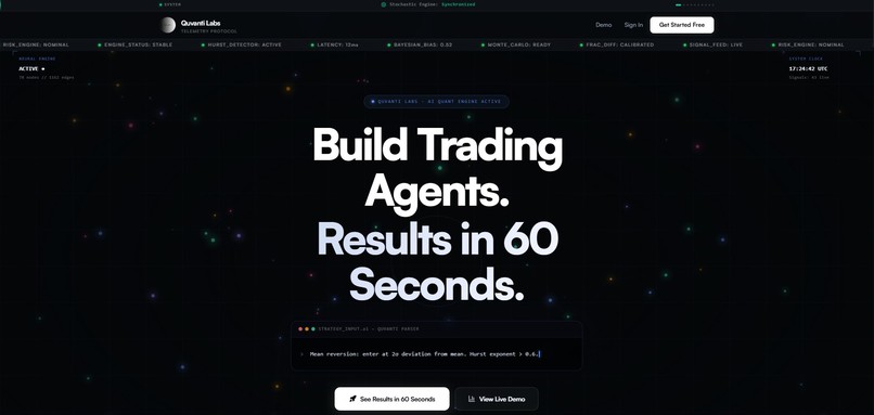 QUVANTI LABS – screenshot 1