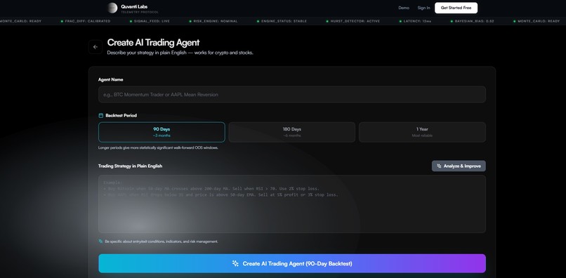 QUVANTI LABS – screenshot 6