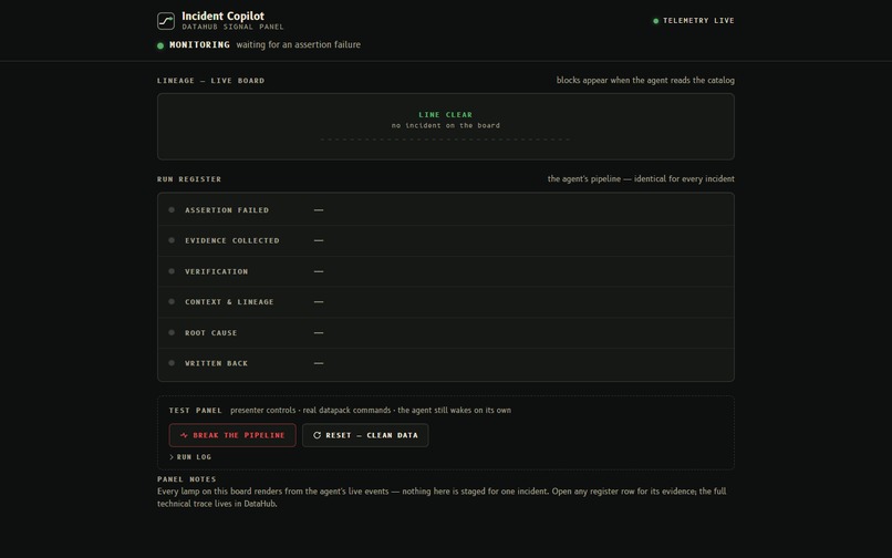 DataHub Incident Copilot – screenshot 2