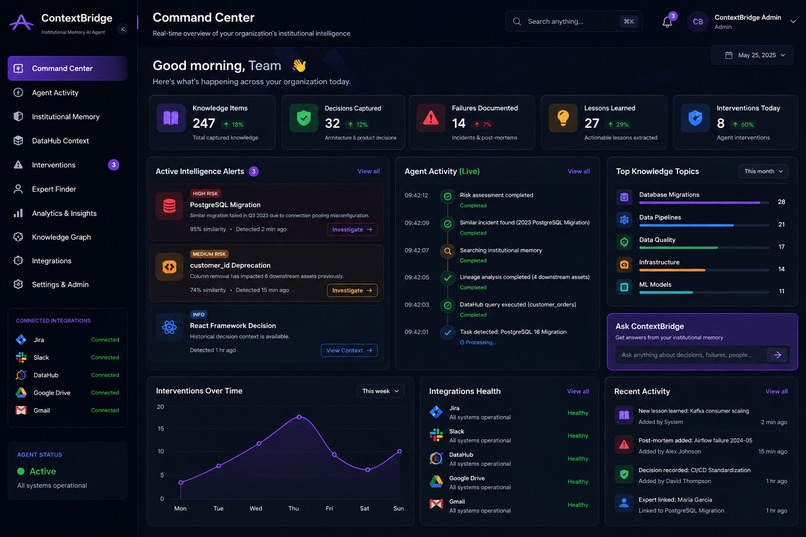 ContextBridge -Institutional Memory AI Agent – screenshot 3