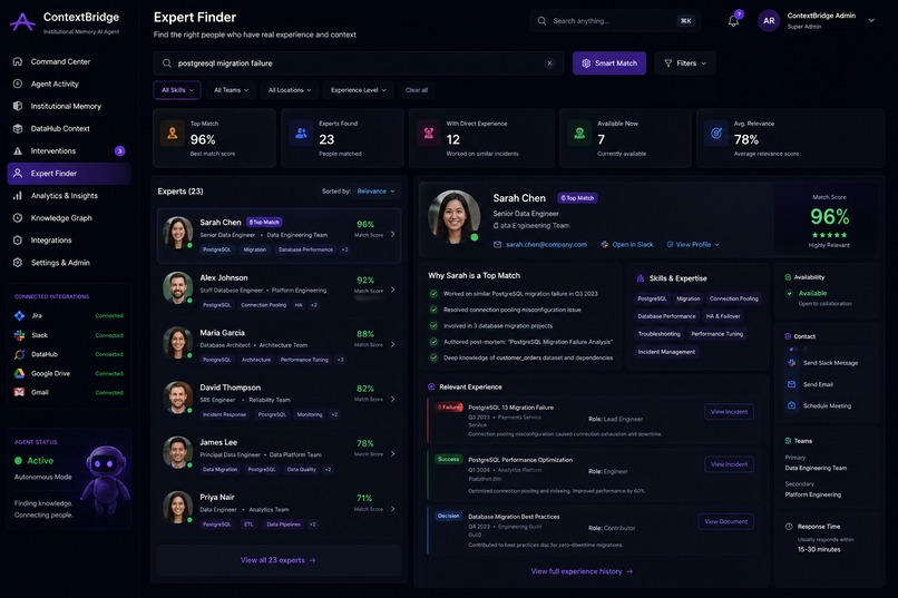ContextBridge -Institutional Memory AI Agent – screenshot 8