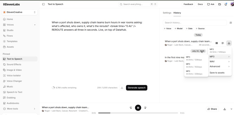 REROUTE — Supply-Chain Incident Response on DataHub – screenshot 11