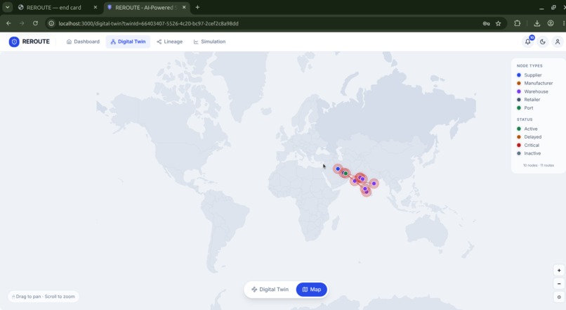 REROUTE — Supply-Chain Incident Response on DataHub – screenshot 5