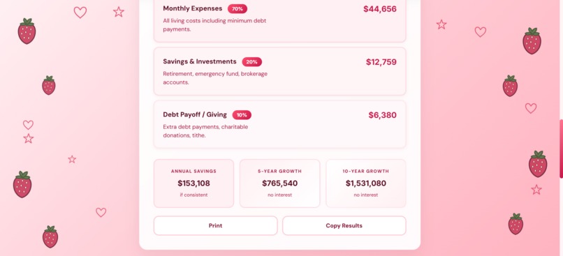 Expenditure Calculator – screenshot 5