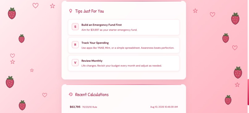 Expenditure Calculator – screenshot 6